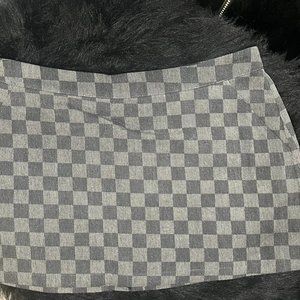 Checker Skort